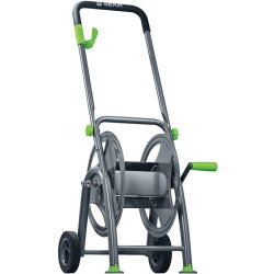 Dévidoir mobile GEKA en acier avec revêtement poudre - Filetage P25 20,95 mm G 1/2 po - Compatible eau potable