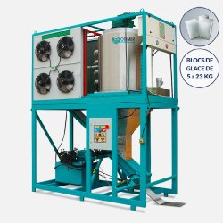 Machine à glace en bloc - BLOCK CP 10TS - production 10 000 kg/24h, blocs ajustables, système hydraulique