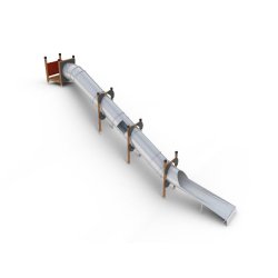 Toboggan tubulaire réf-8066573 - Hags - Hauteur 4700 mm - Longueur 11000 mm - Zone de sécurité 52 m²