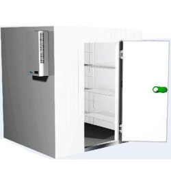 Chambre froide négative avec isolation 100 mm - Groupe monobloc à cheval - Fabrication italienne