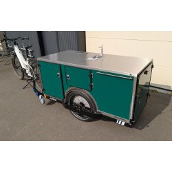 Cuisine mobile polyvalente et durable pour des ateliers de cuisine pédagogiques ou des prestations de cuisine de rue