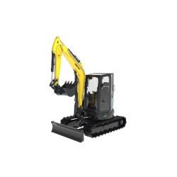 Mini-pelle AMX 50 - AMMANN - moteur diesel Kubota V2403-CRT, cabine basculante, chenilles en caoutchouc