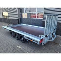 TM 4m x 1m80 porte engin 3 x essieux 1500 kg