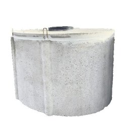 Cuve béton 2600L ovale - récupération d'eau de pluie