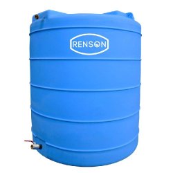 Cuve de stockage eau 13 000l verticale pré équipée - BLEU - bleu 3660233600124