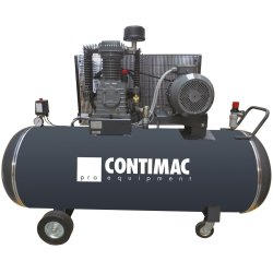 Compresseur à pistons bi-étagés - Contimac CM 855/15/500 D SDS (3-400V) - 15 Bar - Cuve 500L - 7,5 CV