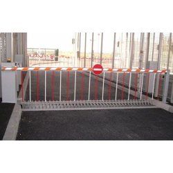 Herse anti-intrusion motorisée - Protection parkings, zones industrielles ou commerciales, sites ultra sensibles - JCD Services