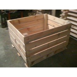 Caisse-palette en bois ou Palox sur-mesure - stockage et expédition de marchandises (fruits, légumes, matériel)