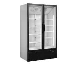 Réfrigérateur vitré - gamme FS - 2 ou 3 portes avec cadre aluminium et froid ventilé