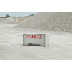 Bloc béton anti-intrusion SECURIBLOCK Gamme 60-150F - 1,25T - 10 têtes - Passage de fourches