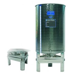 Gardes-vin série pro sur trépied - AISI 304 avec flotteur pneumatique et fond bombé