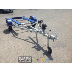 Remorque G500J 1 essieu - PTAC : 650Kg - Sun Way - Transport de jet ski, barque, annexe