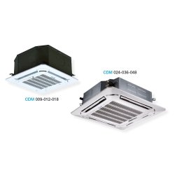 Climatiseur professionnel CDM - Airwell - flux à 360° avec coins arrondis et pompe à condensats intégrée