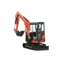 Pelle sur chenilles Kubota KX027-4 - 17,5 kW - Profondeur max 2 740 mm - Poids 2 520-2 590 kg