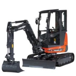 Mini-pelles ES 28.2 ZT - 2700 à 2850 kg - 24,9 kW - Profondeur d'excavation 2570 mm