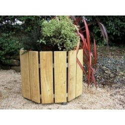 Bacs à fleurs et jardinières en bois - Pin traité classe IV ou Robinier - Armature en acier galvanisé