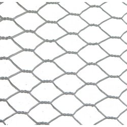 Grillage pour animaux triple torsion gris - H.0.5 x L.3 m - Maille H.13 x L.13 mm - Acier