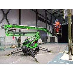 Nacelle araignée semi-automotrice 16,40m - Pneumatiques ou chenilles - LEGUAN 165 - Hauteur de travail 16,40m - Déport maxi 7,85m