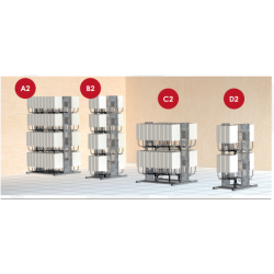 Support GPS fixation murale - Antenne (30m) - Modèle Ø48 H1000 - Hauteur 30m