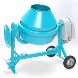 Bétonnières C 500 - Omaer - capacité totale cuve 500 L - moteur électrique HP 3 / 2,2 Kw