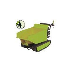 Mini dumper à chenilles - Moteur OHV thermique - Charge utile 500 kg - Marque ZIPPER