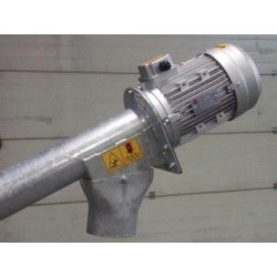 Vis élévatrice horizontale en acier galvanisé pour le transport de céréales, minéraux, matières plastiques - Diamètre 100 à 240 mm - Groupe TOY