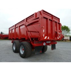 B210TV Remorque agricole standard - Delaplace - Charge utile 21 tonnes - Acier DKP355MC