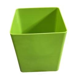 Pot de fleurs carré cubio h 50 cm-plast'up rotomoulage - VERT - vert 0750122559312