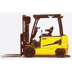 Chariot élévateur électrique triplex Hyundai 3,5T - systèmes de sécurité et efficacité de travail