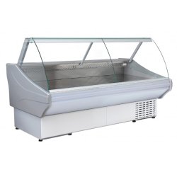 Vitrine réfrigérée de charcuterie Super Jeta - Froid ventilé - Température +2°C à +4°C - Avec réserve réfrigérée