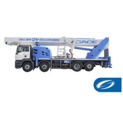 Plateforme aérienne télescopique 61TJJ avec JIB - hauteur 61 m - charge 600 kg - rotation 700°