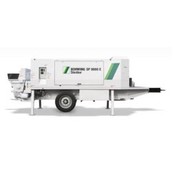 Pompe à béton stationnaire SP 9000 E - Débit max 116 m³/h - Pression 162 bar - Puissance 240 kW