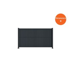 Grillage rigide sur platine occultation PVC - 1730