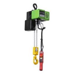 Palan électrique à chaîne 0,5t - fixe à crochet - triphasé - moteur tropicalisé - norme CE (code: 18516)