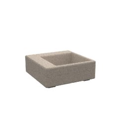 Jardinière KES - granit crème