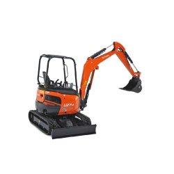 Pelle sur chenilles Kubota U27-4 - 15,6 kW - 2 820 mm profondeur de fouille - 2 490 à 2 590 kg
