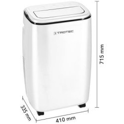 PAC 3500 S - Climatiseur monobloc mobile Trotec - 3,5 kW / 12000 BTU pour pièces jusqu'à 46 m²