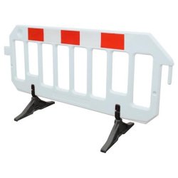 Barrière de chantier en polyéthylène - L. 2m - 02-BEP-2 - Résistance et durabilité exceptionnelles