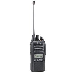 Talkie walkie Ic-f2100ds - PMR UHF 400-470MHz, 4W, 128 canaux, écran LCD, étanchéité IP67, PTI intégré