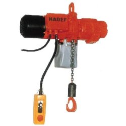Palan électrique à chaîne - HADEF - 125 kg à 50 T - Construction compacte