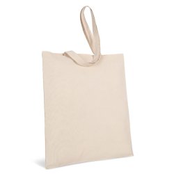 Tote bag en tissu recyclé effet coton - 100% polyester recyclé - Réf: KI3207 - Marque Kimood