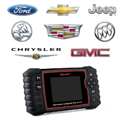 Valise diagnostic automobile iCarsoft US V2.0 - écran 4 pouces, diagnostic tous systèmes et maintenance