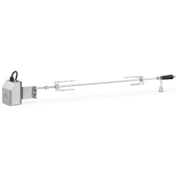 Royal Catering - Royal Catering Broche Tournebroche électrique Rôtissoires pour Barbecue RCRR-120 (Longueur Totale: 140 cm, Longueur de Travail: - 4