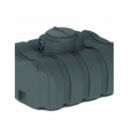 Cuve enterrée plate EPP 1500 L - DN 110 - Dimensions compactes pour terrassement limité