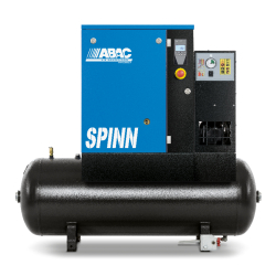 Compresseur à vis avec sécheur- 270 litres - 10 bars 7,5cv - 400v -
