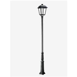 Mât classique Cartuja ICCA35 - Fonte, acier galvanisé, finition noire