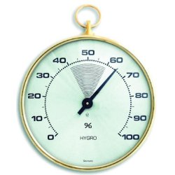 Hygromètre mécanique - boîtier laiton #4402t - mesure 0 à 100 %RH