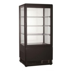 Vitrine réfrigératée Droite Noire 68L Combisteel