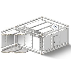 Chambres froides à modularité intégrale MultiMULTI PVC 60-80-100  - INCOLD