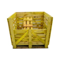 Caisses-palettes en bois - caisse crémant - claire-voie ou pleine - contreplaqué, OSB ou panneau de particule